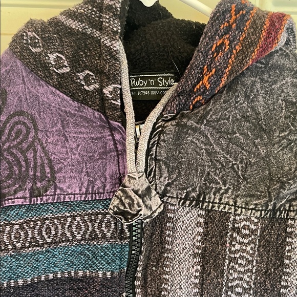 Multicolor Patchwork Utility Jacket - Picture 3 of 4